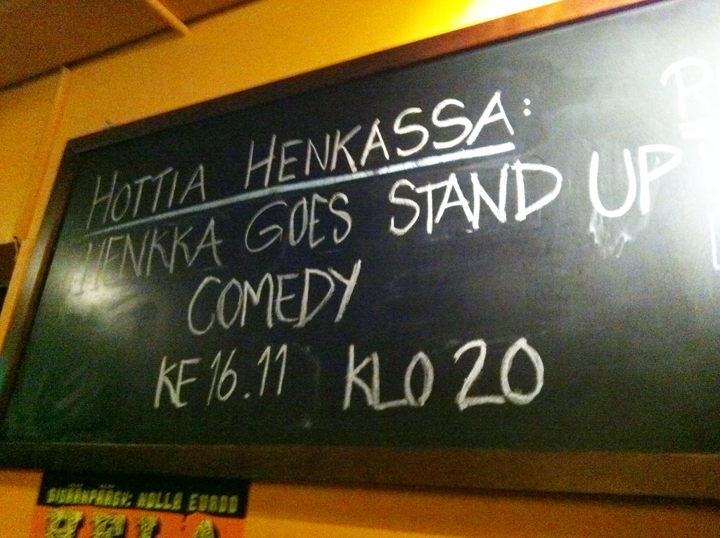 Joo, olen esiintymässä.